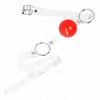 KINK Red Transparent PVC Ball Gag D-240876 Photo 2