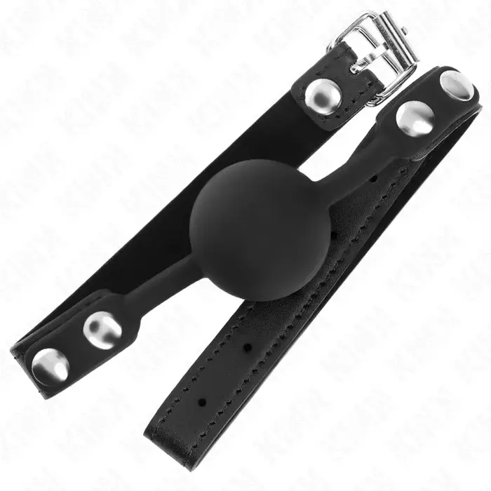 KINK COLLAR & GAG Model 1 silikona bumbas žņaugs Photo 2