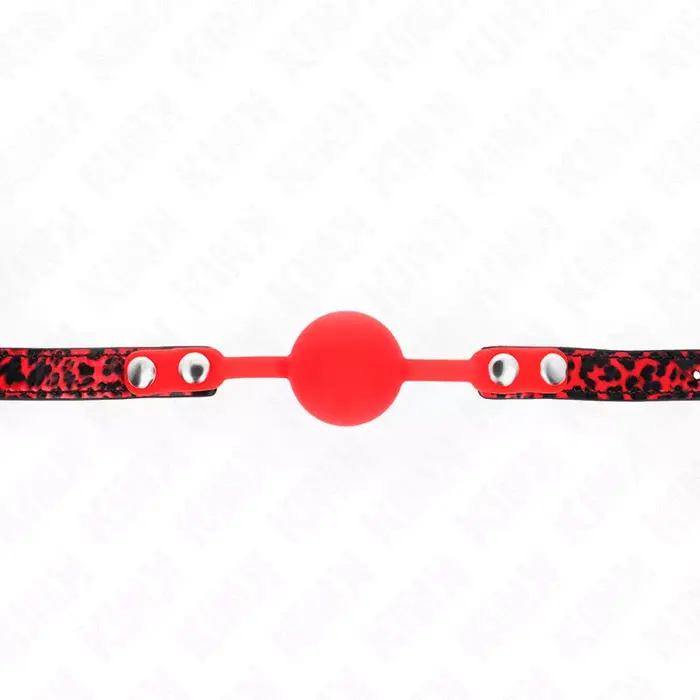 KINK COLLAR & GAG silikona boba kautiņš 4 cm Modelis 2 Photo 4