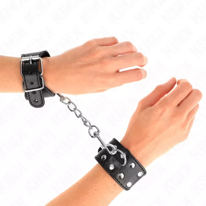 Leather wrist restraints KINK WRIST RESTRAINT D-241004 Photo 4