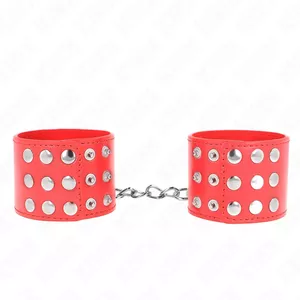 Rokudzelži KINK Sintētiski Sarkanā Regulējami 19-24 cm x 5.5 cm