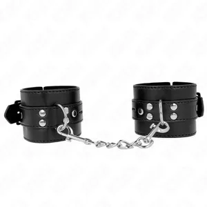 Наручники KINK Черные Регулируемые 17-28 см x 6 см