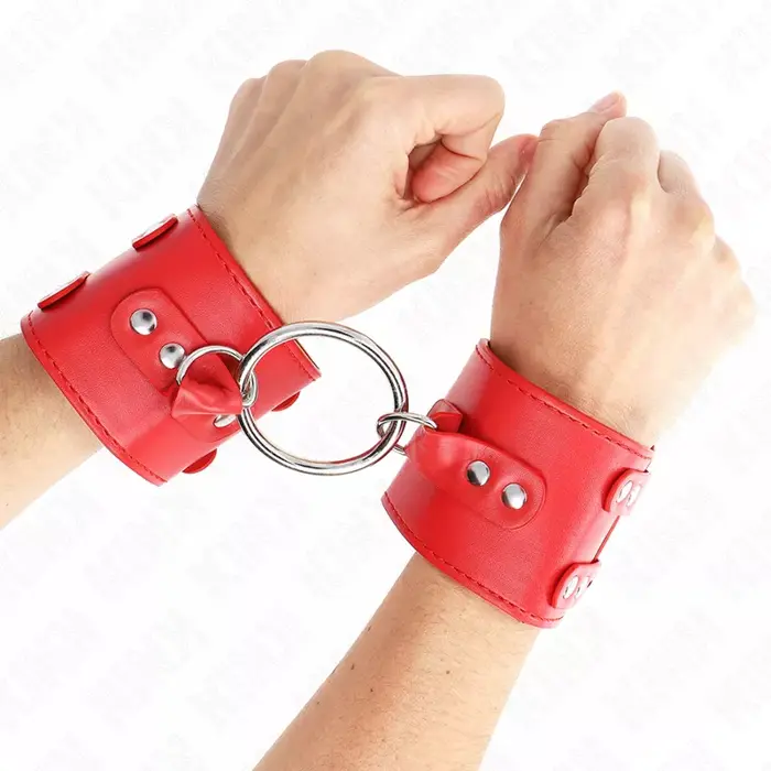 Ādas rokassprādzes KINK WRIST RESTRAINT D-241042 Photo 4