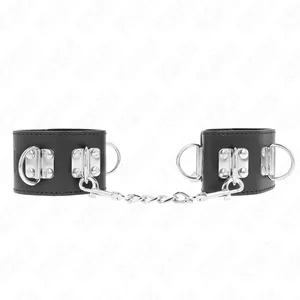 Rokudzelži KINK Āda Melni Regulējami 16-23 cm x 5.5 cm