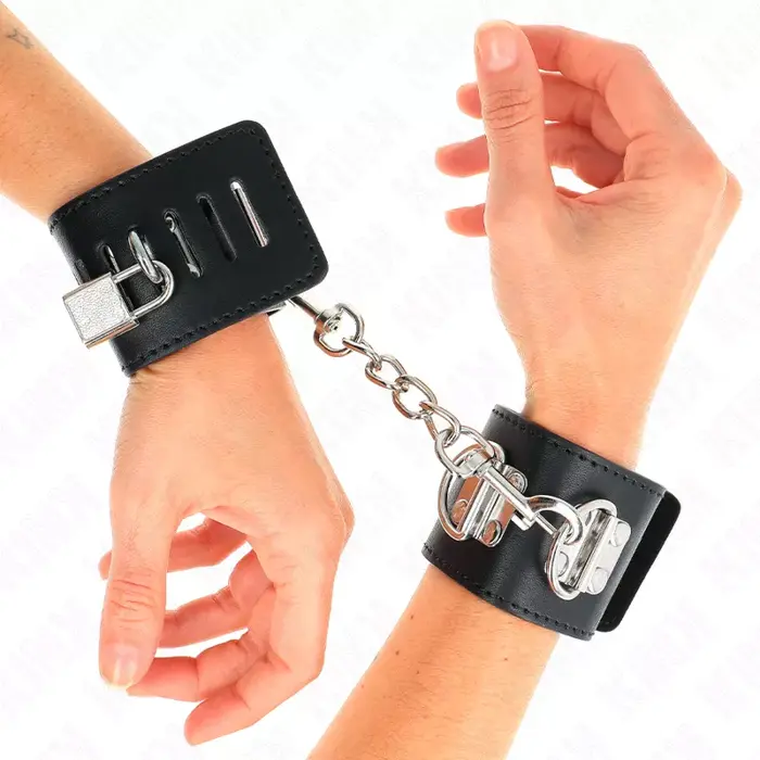Roku ierobežotājs KINK WRIST RESTRAINT regulējams ādas Photo 4