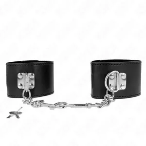 Rokudzelži KINK Āda Melni Regulējami 16-23 cm x 5.5 cm