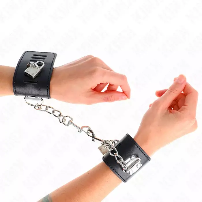 Rokas ierobežotāji KINK WRIST RESTRAINT regulējami 16–23 cm Photo 4