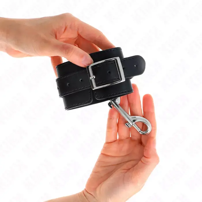 Rokas saites KINK WRIST RESTRAINT regulējamas ādas Photo 3