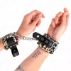 Rokas ierobežotājs KINK WRIST RESTRAINT Leopard Photo 4