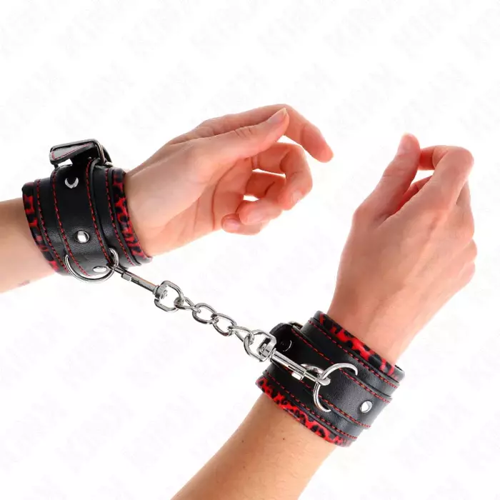 Fur-lined wrist restraints KINK WRIST RESTRAINT 17–29×6 cm Photo 4