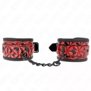 Rokudzelži KINK Āda Tumši sarkani Regulējami 17-26 cm x 5.5 cm