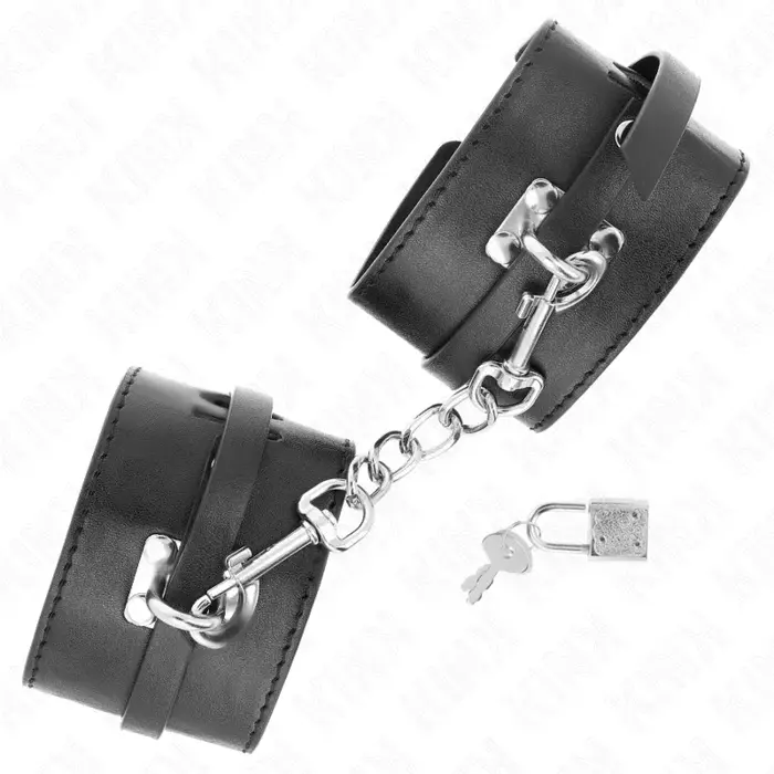Wrist restraints KINK Deluxe locking adjustable leather Photo 2