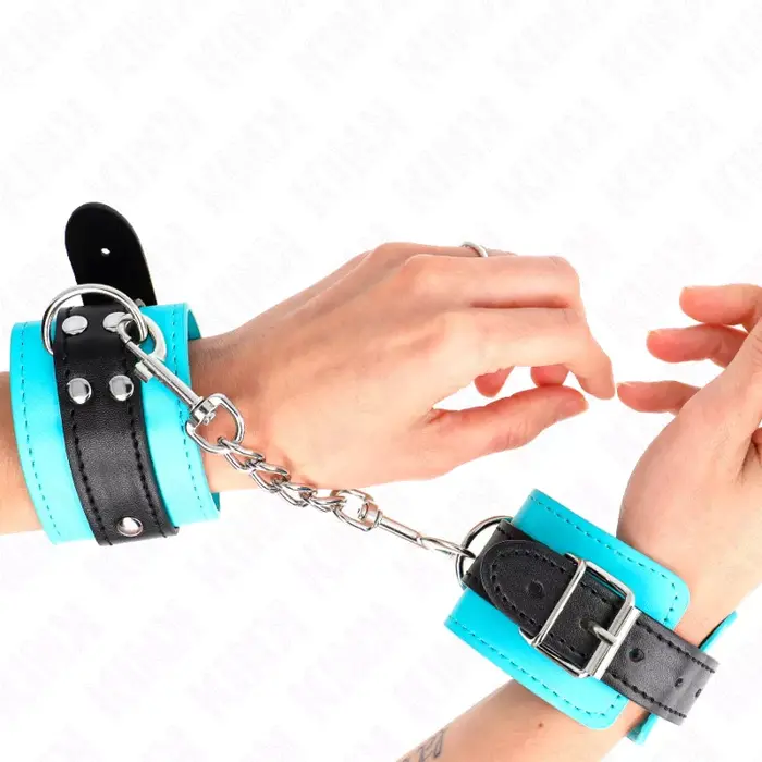 Rokas ierobežotāji KINK WRIST RESTRAINT regulējami 20–28 cm Photo 4