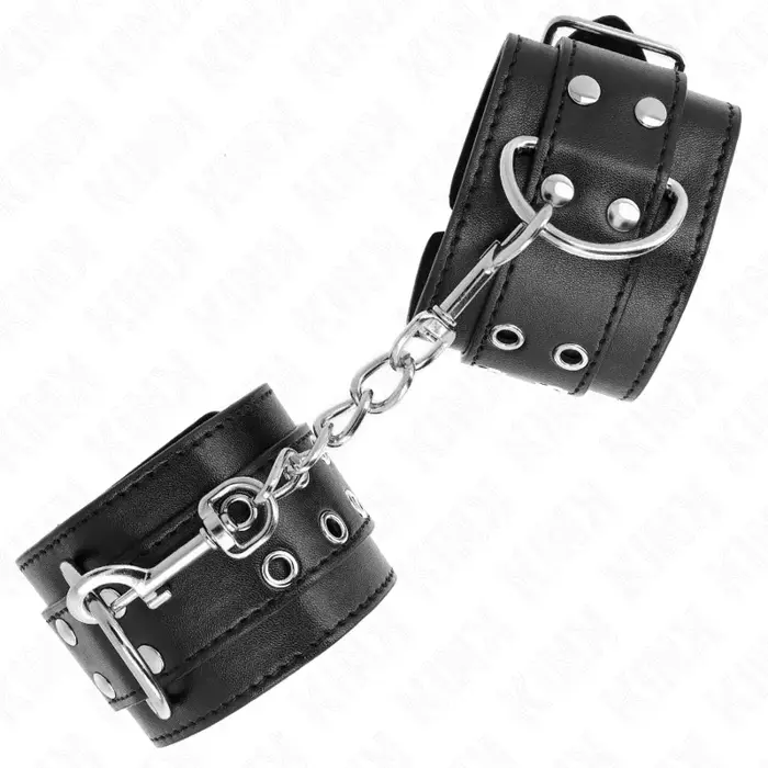 Rokas ierobežotājs KINK WRIST RESTRAINT divas sprādzes 19–26 cm Photo 2