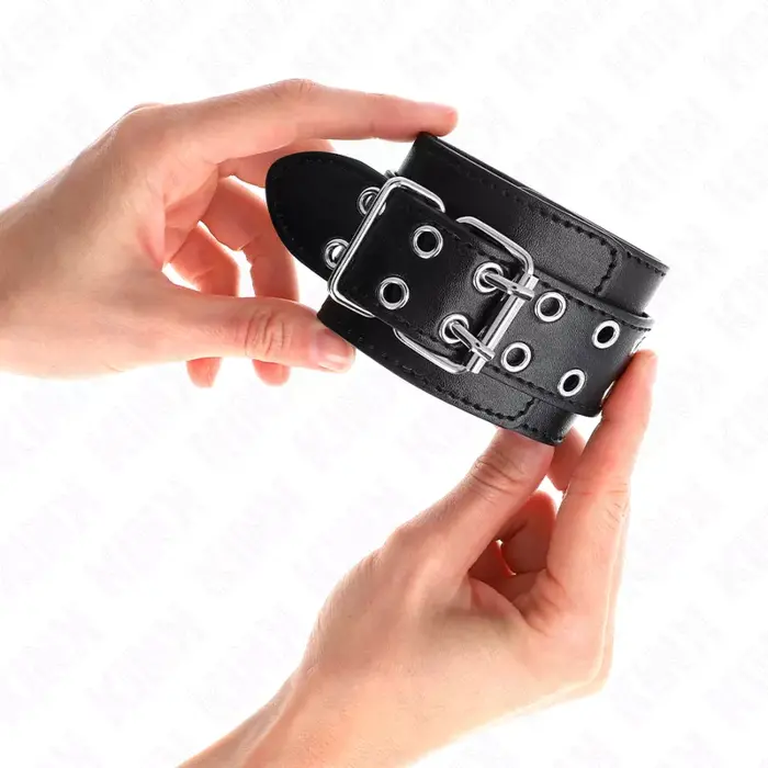 Rokas ierobežotājs KINK WRIST RESTRAINT divas sprādzes 19–26 cm Photo 3