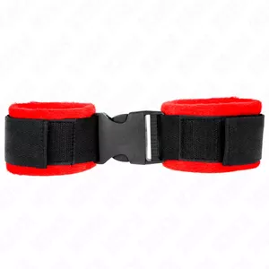 Rokas ierobežotāji KINK WRIST RESTRAINT regulējami neilons 25–35 cm × 6 cm melni