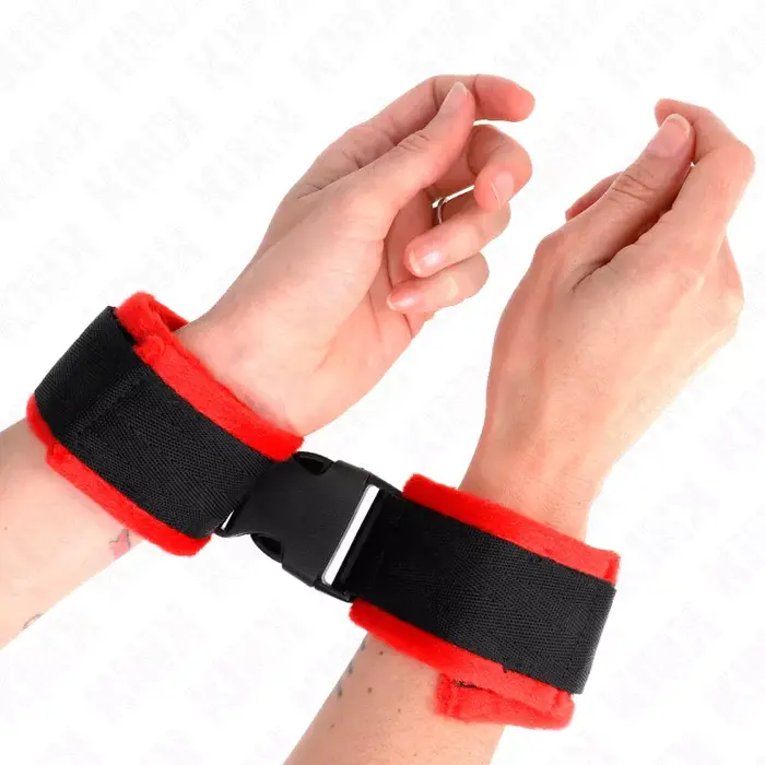 Rokas ierobežotāji KINK WRIST RESTRAINT regulējami neilons Photo 4