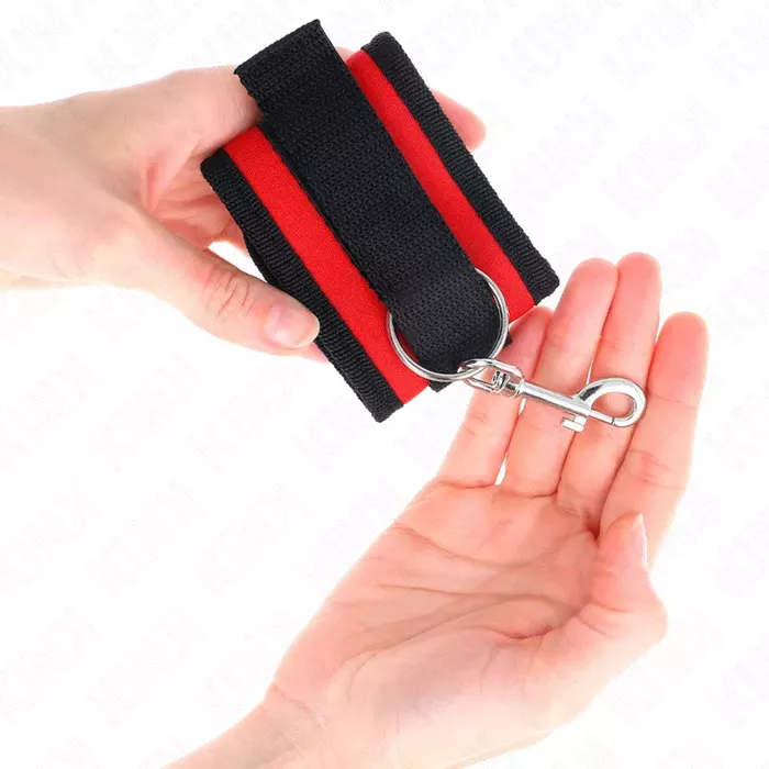 Rokassprādzes KINK WRIST RESTRAINT neilona regulējamas 18–35 cm Photo 3