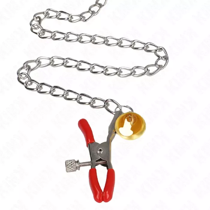 Triple nipple clamps with clitoral clamp — KINK NIPPLE GRIP Photo 4