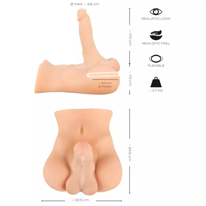 Torso masturbator RealistixXx Deluxe Man 02 Photo 9