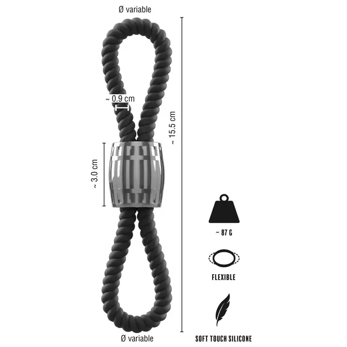 Cock Strap rebel Heavy Rope Cock Strap 2L Photo 9