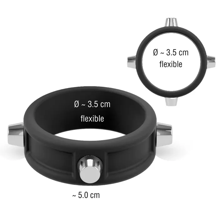 Rebel Cock Ring w Studs — кольцо rebel Photo 8