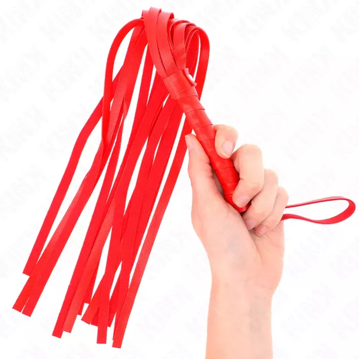 Плеть KINK IMPACT & TOUCH SIMPLE RED — 45 см Photo 2