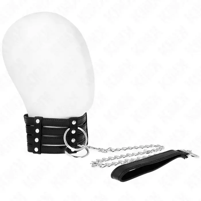 Regulējama apkakles-kaklarota KINK COLLAR & GAG — 35–51 cm Photo 2