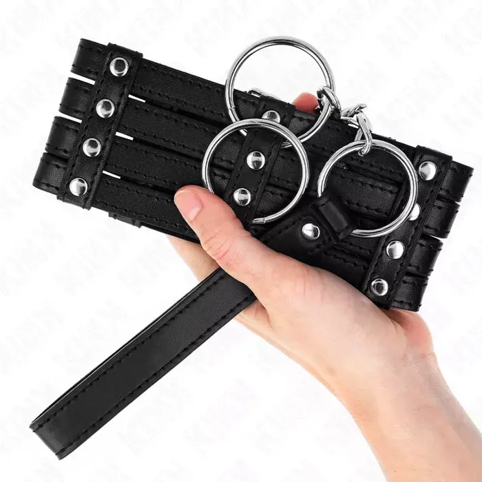 Regulējama apkakles-kaklarota KINK COLLAR & GAG — 35–51 cm Photo 4