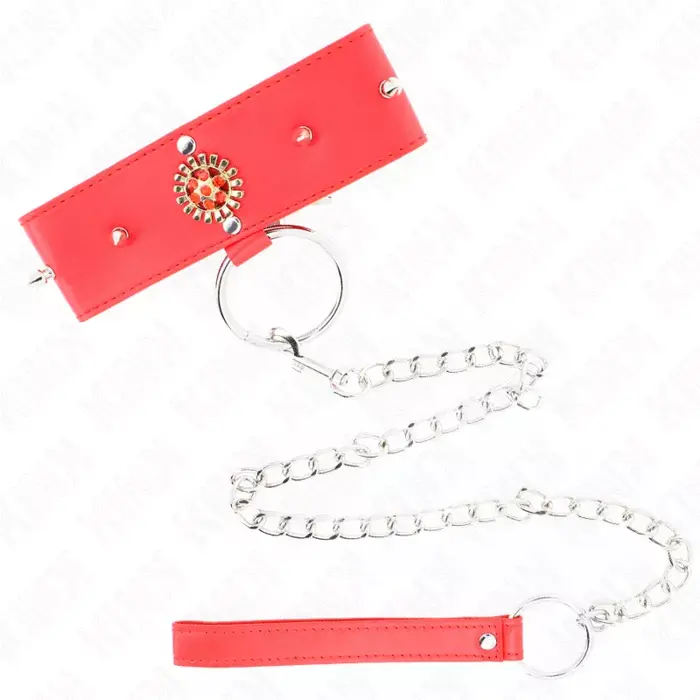 Collar KINK COLLAR & GAG Red Diamond — 65 cm Photo 4