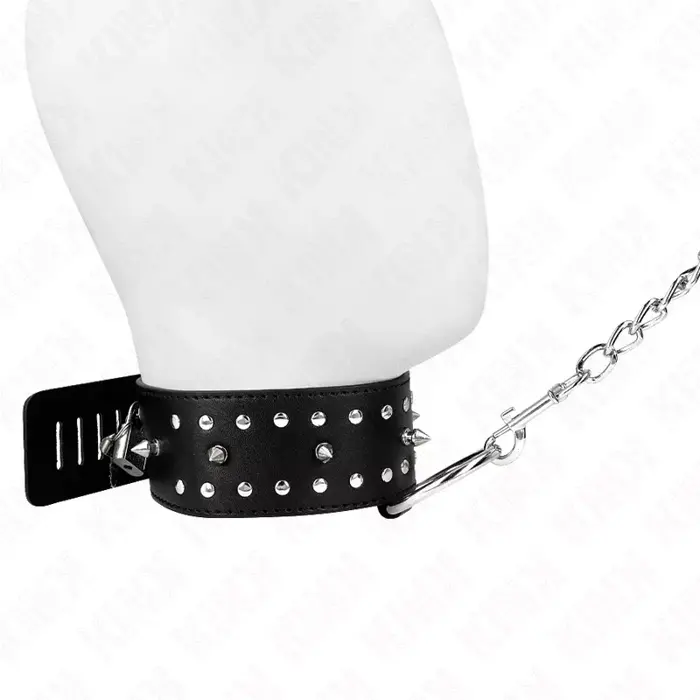 Aproces un pavada KINK COLLAR & GAG 65 cm, regulējams 36–43 cm Photo 2
