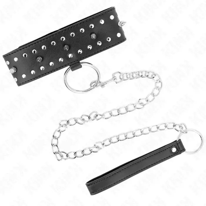 Aproces un pavada KINK COLLAR & GAG 65 cm, regulējams 36–43 cm Photo 3