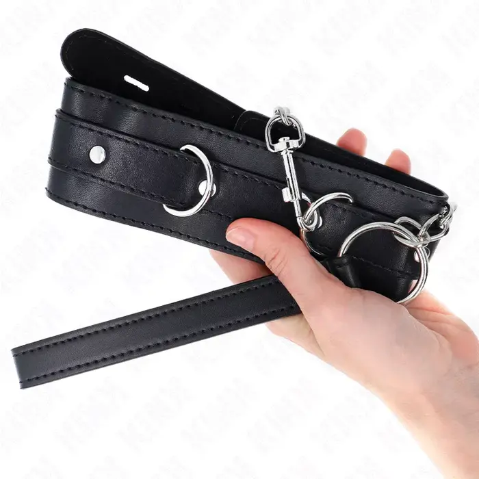 Kakla siksniņš ar jostu KINK COLLAR & GAG 65 cm Photo 4