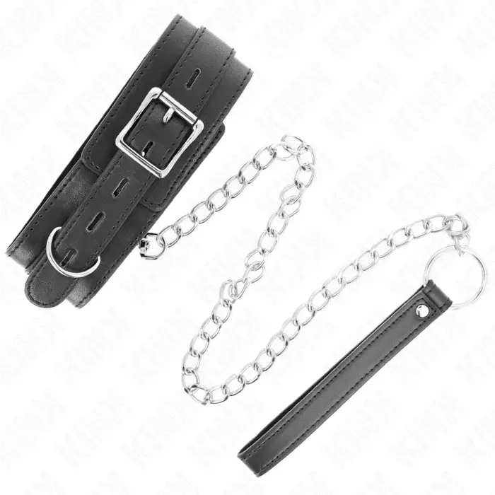 Kakla siksniņš ar jostu KINK COLLAR & GAG 65 cm Photo 5