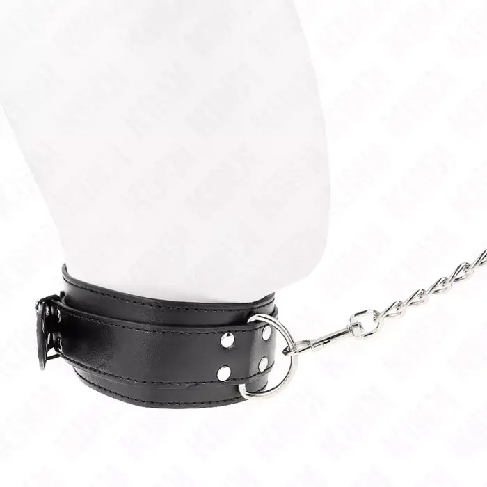 Regulējams kaklarots KINK COLLAR & GAG — 65 cm Photo 3