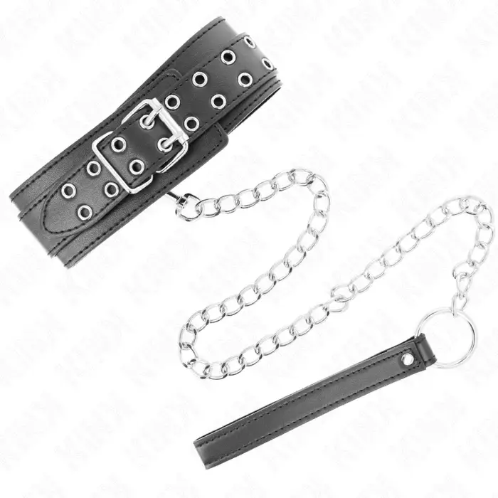 Regulējams kaklarots KINK COLLAR & GAG — 65 cm Photo 5