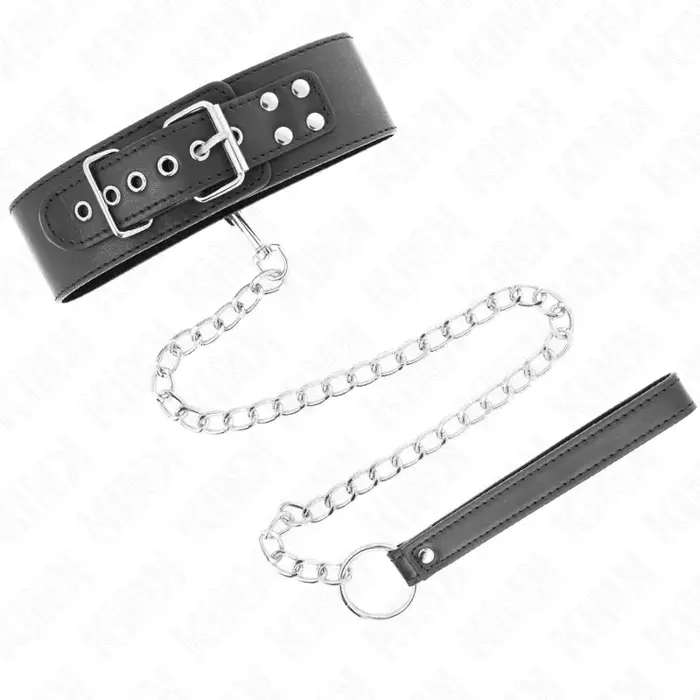 Collar with Leash KINK COLLAR & GAG Model 0 Photo 4