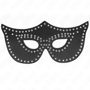 KINK Маска из искусственной кожи с заклепками Модель 2, 30 x 12 см, D-240913