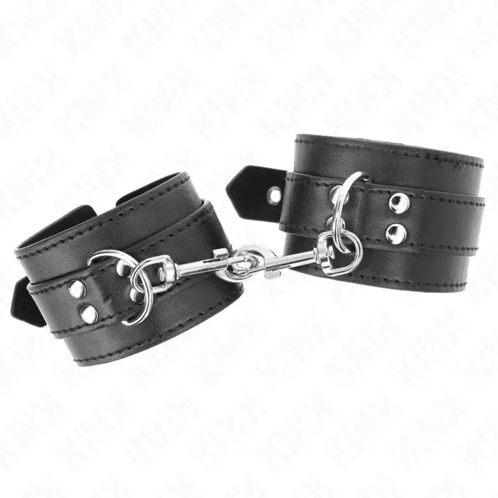 Ādas plaukstu ierobežotāji KINK WRIST RESTRAINT 35x6 cm Photo 2