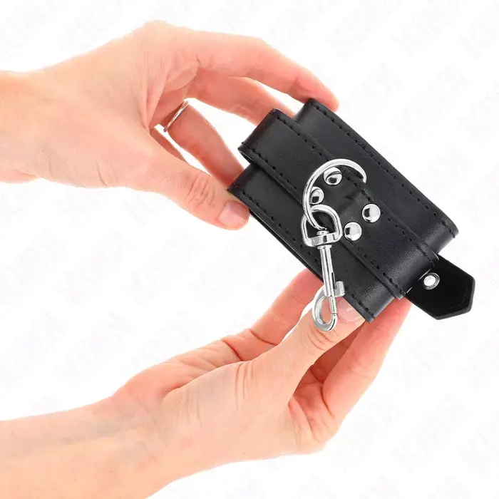 Ādas plaukstu ierobežotāji KINK WRIST RESTRAINT 35x6 cm Photo 4