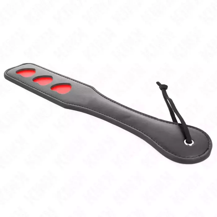 Leather heart paddle KINK IMPACT & TOUCH 32 x 6 cm Photo 3