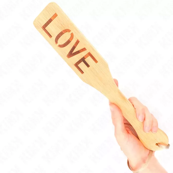 Bamboo palette paddle KINK IMPACT & TOUCH — 32 x 5.5 cm Photo 4