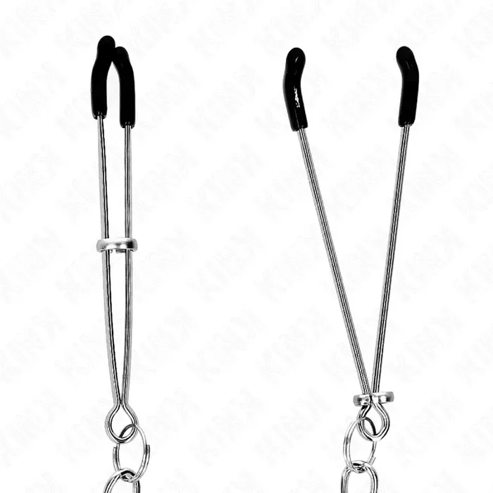 Nipple clamps KINK NIPPLE GRIP thin with 30 cm chain Photo 4