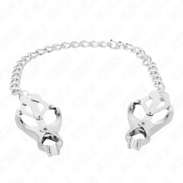 Nipple clamps KINK NIPPLE GRIP Japanese clover, 30 cm chain Photo 2
