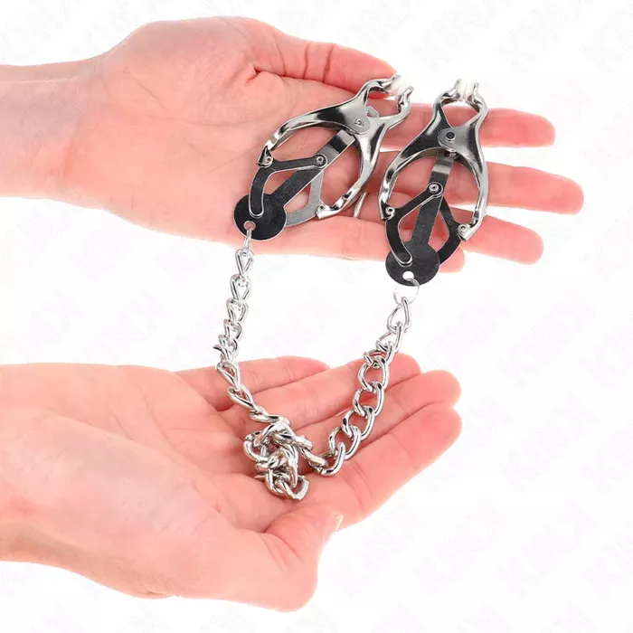 Nipple clamps KINK NIPPLE GRIP Japanese clover, 30 cm chain Photo 3