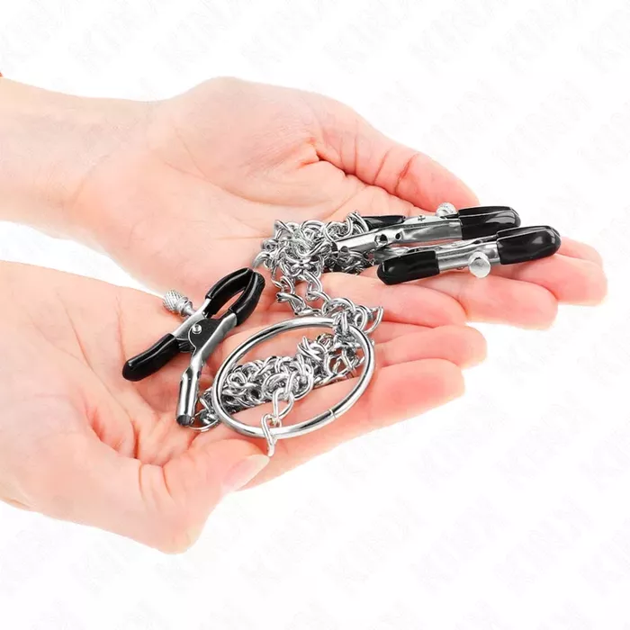 KINK NIPPLE GRIP Model 0 krūtsgalu un klitora skavas Photo 3