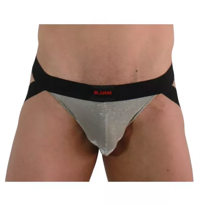 BURN 001 Jock Shiny vīriešu džokstreps M Photo 2