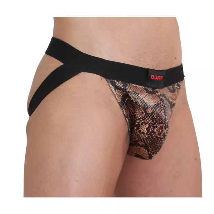 Мужские брифы BURN 002 JOCK SNAKE BLACK XL Photo 2