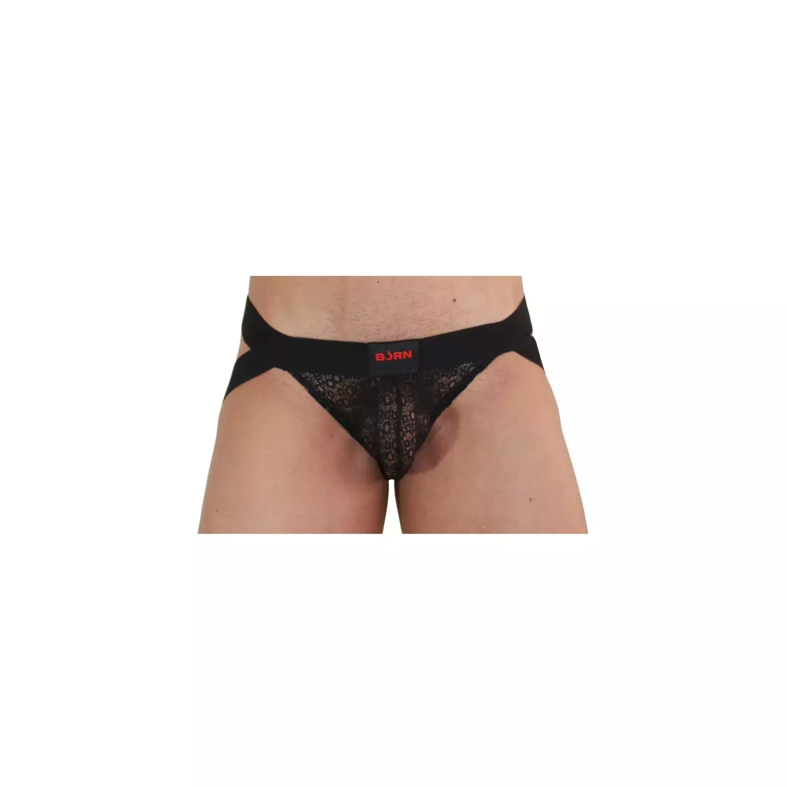 BURN - 005 Jock Lingerie Black Photo 1