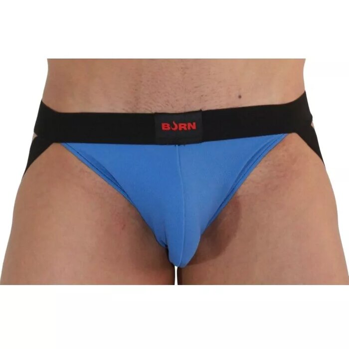 BURN 008 JOCK BLUE/BLACK XL Athletic Underwear Photo 1